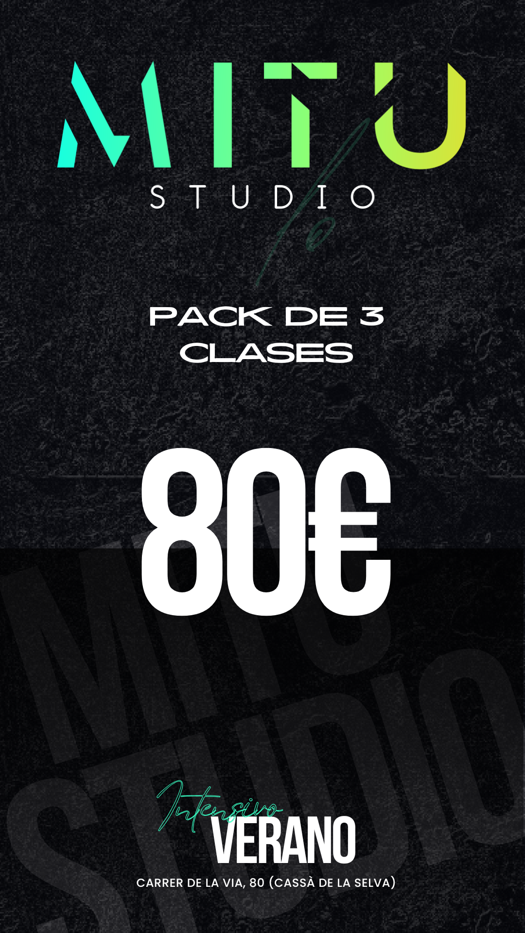 PACK 3 CLASES